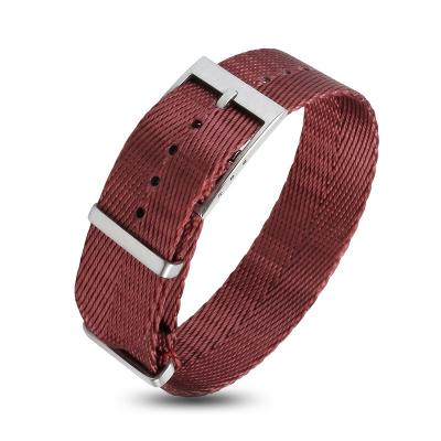 China NATO Style Custom High Density V-Grain Nylon NATO Watch Straps 20mm Nylon Watch Band Strap 22mm for sale