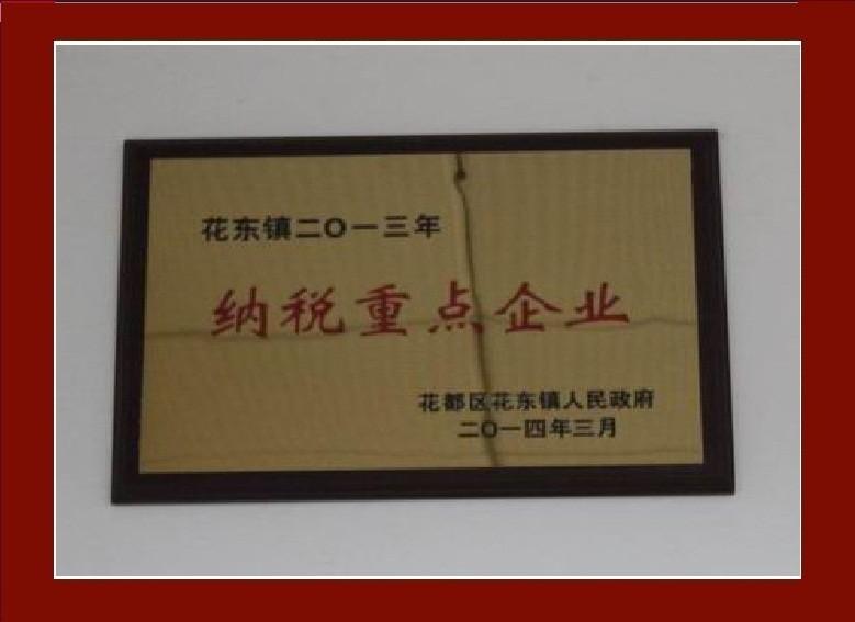 Annual Large Taxpayer - Guangzhou ZD Nonwoven Fabric Co.,Ltd.