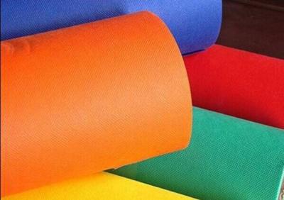 China Multi Color Spunbonded PP Shopping Bag Non Woven Fabric / Interlining Fabrics 1.6M 2.4M 3.2M for sale