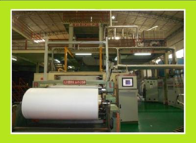 China PP SMS Spunbond Non Woven Fabric Making Machine , Geotextile Production Line for sale