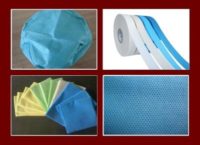 China Hospital Use PP SMS / SS Non woven Polypropylene Fabric for Disposable Face Mask for sale