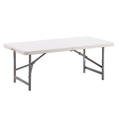 China Portable folding plastic table outdoor plastic folding table modern plastic folding table long square table for sale