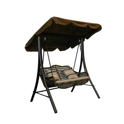 China Modern Hot Sales 5cm Swing Cushion 2pcs Back Cushion Hanging Chair With Canopy For Outdoor Leisure for sale