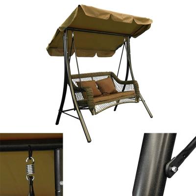 China Modern Garden Rattan Chair Hammock Swing Chair Hanging Stackable Outdoor Garden Swing Chairs for sale