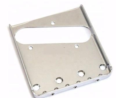 China Stainless Steel Aluminum Stamping, Die Casting Aluminum, Chrome Plated Hawaiian Guitar Bridge Plate for sale