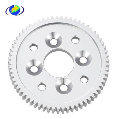 China Auto part high precision aluminum main gear wheel, aluminum small toothed spur gear for sale