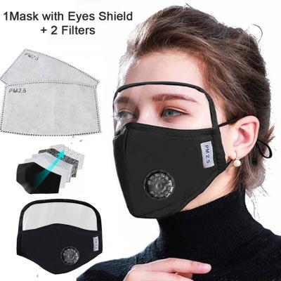 China breathable & Waterproof Kids PM2.5 Anti Dust Cover With Activated Carbon Filter Windproof Mouth-muffle Kids Face Cover With Eye Pitch for sale