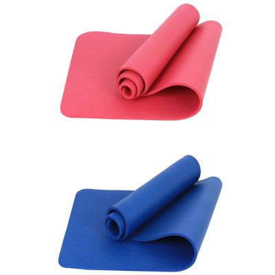 China NBR Fitness Equipment Extended Mat Thickened Mat Sports Camping Non-Slip Yoga Mat for sale