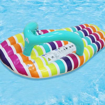 China PVC Slipper Shape Inflatable Pool Float Hammock Lounge - Custom Large Floatie Giant Lounge Toys Raft Pool Float for sale