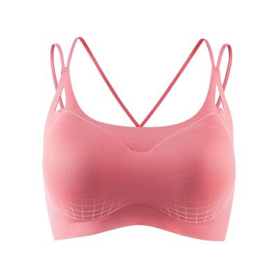 China QUICK DRY custom made high quality seamless bras bralette ice silk push up comfort invisible operations sleep underwear for women for sale