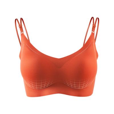 China Wholesale high quality QUICK DRY bralette ice silk push up seamless bra invisible operations bras breathable health sleep underwear for women for sale