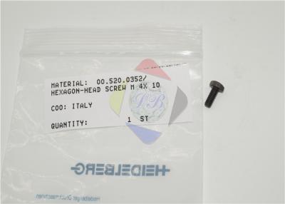 China 00.520.0352 Printing Machine Spare Parts HD Hexagon - Head - Screw M4x10 SM52 CD74 XL75 CD74 for sale