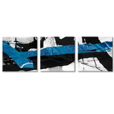 China Custom Hot Sale Abstract Wall Art Home Decor Print Abstract on Canvas Blue Digital Painting Printing Sea 7 Working Days Landscape 4 Color for sale