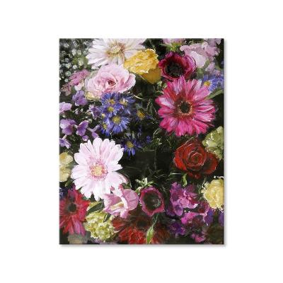 China OEM Modern Hand Paintings Artwork Nature Chrysanthemums Wall Paintings Canvas Art Pictures for Wall Decoration for USA Europe Markets for sale