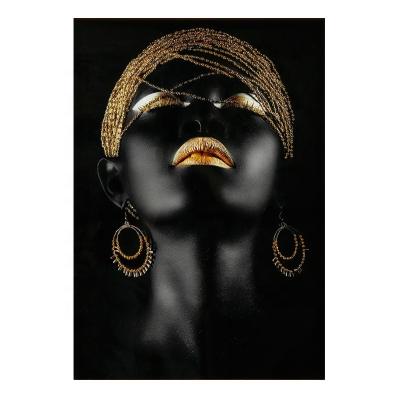 China Wholesale Custom High Quality Black African Canvas Painting Art Prints Pictures African Customization Wall Posters for sale