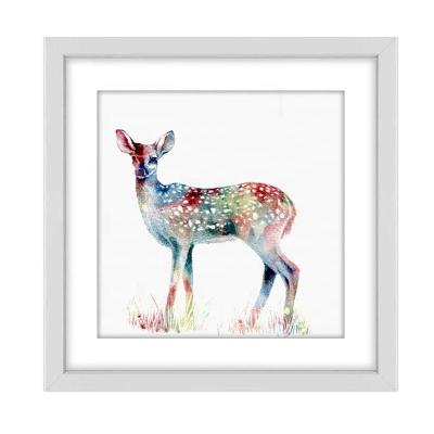 China New Colorful Fawn Animal Picture Frame Decorative Hotel Painting Home Decorative Artwork View Artwork Classic/Postmodern Print Picture for sale