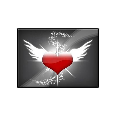 China Wholesale 22 Color 5D Beads Heart With Wings Round Drills Embroidery Cross Stitch Canvas Wall Art For Diamond Painting Kits Adult for sale