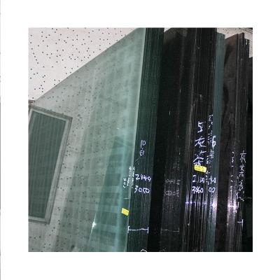 China High Strength Ultra Clear Heat Reinforce Laminated Tempered Glass Price for sale