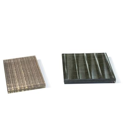 China High strength laminated glass-metal wire mesh with copper cable mesh interlayer for sale