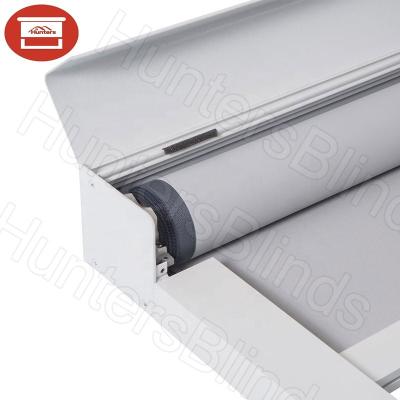 China wind & water proof motorized blinds mtotor outdoor remote control custom motorized monsoon blinds system for sale