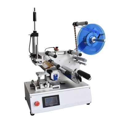 China Food Semi - Automatic Flat Labeling Machine For Packaging Bag for sale