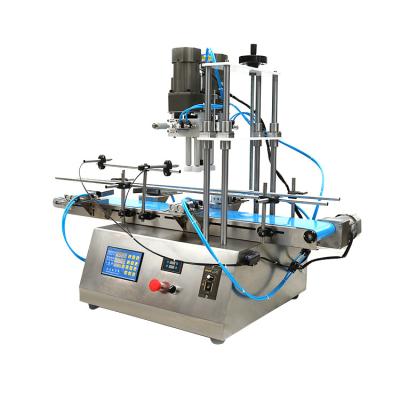 China Food Hot sales automatic small scale bottle twist off capping machine customized for sale