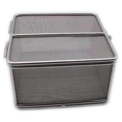 China Sustainable Professional Supply Customized Storage Basket Stainless Steel Medical Surgical Net Basket for sale