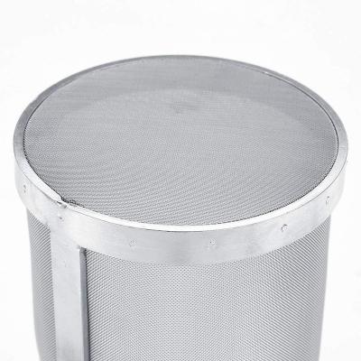 China Filter 304 hops 316 filter cartridge stainless steel grain brewing filtration beer filter tube for sale