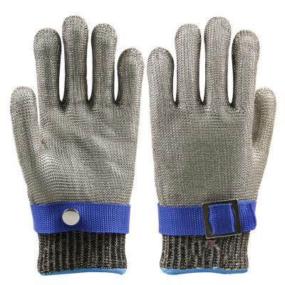 China Good Quality Comfortable Fit Level A6 Protection Wire Mesh Stainless Steel Gloves Resistant Butcher for sale