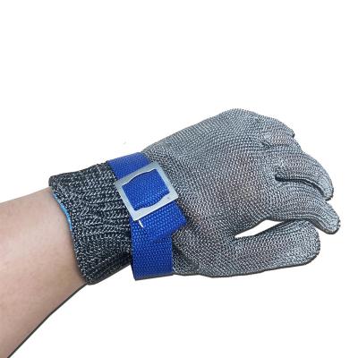 China Butcher Wire Protection Safety Cut Comfortable Blow Proof Resistant Metal Mesh Stainless Steel Gloves for sale