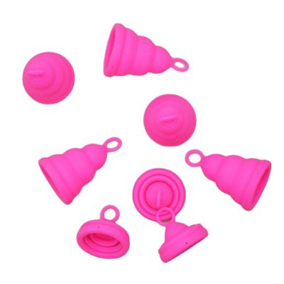 China Special Design OEM Selling Design Menstrual Cups Medical Grade Silicone Menstrual Cup Pink CE for sale