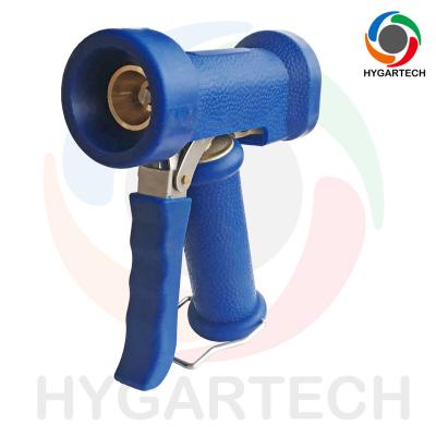 China Brass Industrial Hot Water Blue Washer Gun Polymer House Wash Down Cleaning for sale