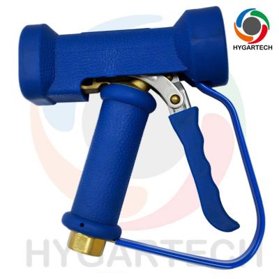 China Brass Industrial Washing Gun With Trigger Safty Protection Loop For Hot Water Kitchen Cleaning Washdown Cleaning à venda