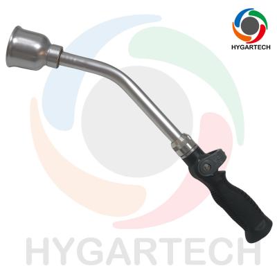 China Thumb Control Metal Extended Soft-rain Sprayer 20cm Metal Extended Tube Bent 35 Degree With 3/4