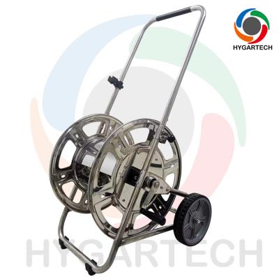 China High Durability Stainless Steel Trolley Hose Reel Cart With 3/4