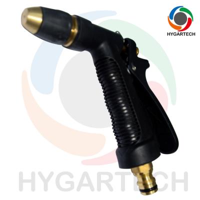 China Brass Rear Trigger Garden Hose Nozzle With Sturdy Construction for sale