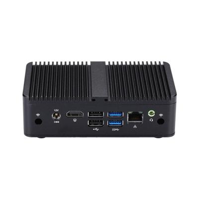 China Wholesale Qotom Industrial New Product PC Mini Intel J4105 Quad Core Processor 1.5GHz Up To 2.5GHz 4M Cache Industrial Control Mini PC for sale