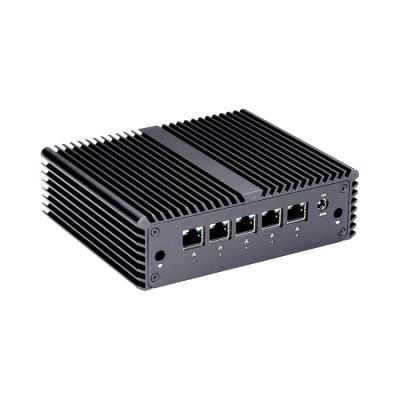 China Qotom Q730G5 Nuc PC J4105 Quad Core Industrial PC DDR4 SO-DIMM Mini Socket 5 x RJ-45 Port For 2.5G LAN for sale