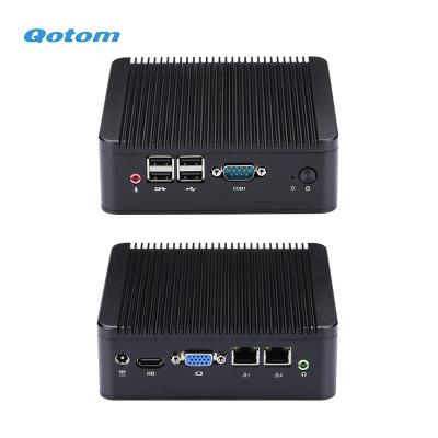 China Qotom Industrial Mini Desktop Computer Q210S with LAN i3 Core i3-3217U Dual CPU Mini Computers for sale