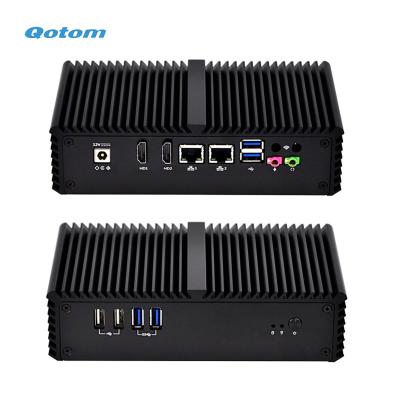 China Aluminum Alloy Placa Fanless Enclosure I Rtl8111G Firewall Motherboard Desktop Computer for sale