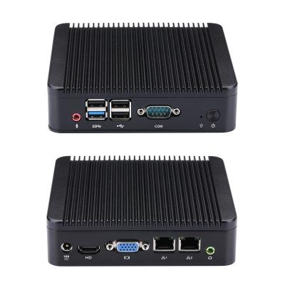 China For Qotom Business PC Q190S-S01 Quad Core Dual LAN Support J1900 Mini Fanless Ubuntu Computer (2G RAM+512G SSD) for sale