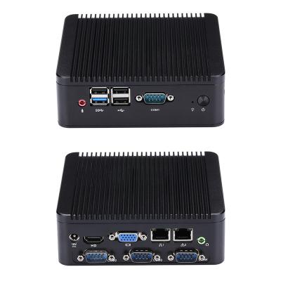 China Qotom Q192P Mini Industrial Fanless LAN Fanless 4 RS232 Dual Core 1.86 GHz Fanless PC Celeron N2920 CPU Quad Core for sale