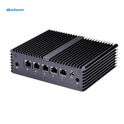 China For Qotom Business PC J4105 Quad Core 5x 2.5G LAN Ports Advanced Home Office Mini Router Firewall Pfsense for sale