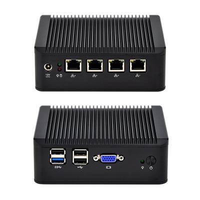 China For Business Qotom-Q190G4U-S02 Fanless Black PC Processor J1900 Mini Quad Core (2G RAM+128G SSD) for sale