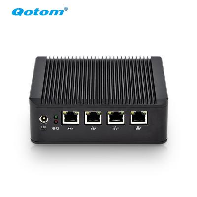 China For Business Qotom Q190G4U-S02 Quad Core 4 Ethernet LAN J1900 Router Mini Computer PC (2G RAM+16G SSD) for sale