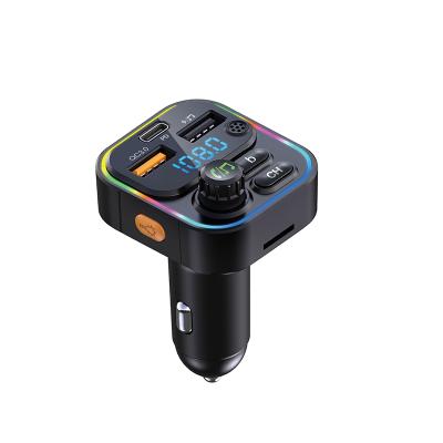 China Handsfree Phone Calling Car Radio Palladium 20W B T Quick Charger QC 3.0 Car Audio Music Multi-Function Wireless FM Transmitter Car MP3 Players Stereo USB Ports for sale