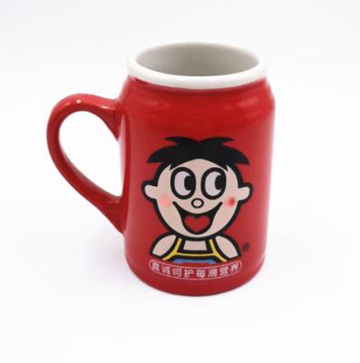 China Sustainable High Quality Ceramic Milk Cup Custom Advertising Mug Exports To Japan And South Korea for sale