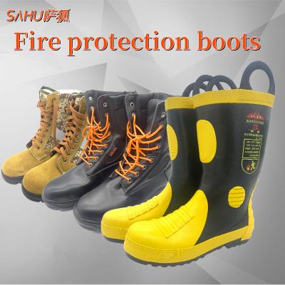 China Fire boots fire training boots 97/02/14 firefighting rescue boots forest fire boots firefighting boot for sale