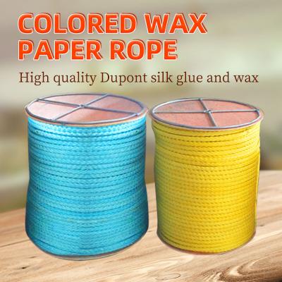 China Dupont Lead Paper Rope Lead Tissue Paper Rope Dupont Lead Paper Rope Silk Lead Rope Dyed Lead Paper Rope Waxed Waterproof for sale