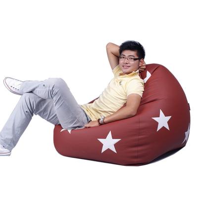 China Modern Wholesale Competitive Price PU Shape Leather Bean Bag Drip Chair for sale